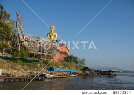 THAILAND SOP RUAK MEKONG GIANT BUDDHA TEMPLE THAILAND SOP RUAK MEKONG GIANT BUDDHA TEMPLE 68233564