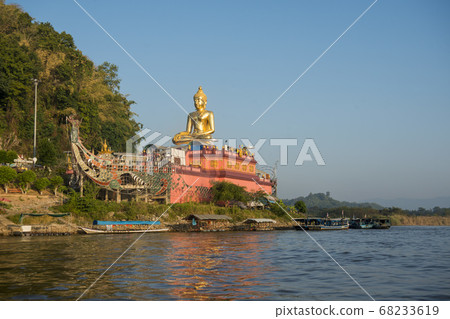 THAILAND SOP RUAK MEKONG GIANT BUDDHA TEMPLE THAILAND SOP RUAK MEKONG GIANT BUDDHA TEMPLE 68233619