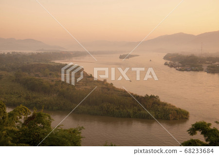 THAILAND SOP RUAK MEKONG GOLDEN TRIANGLE 68233684