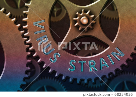 Word writing text Virus Strain. Business concept 68234036