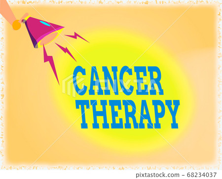 Word writing text Cancer Therapy. Business concept 68234037