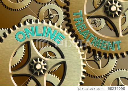 Conceptual hand writing showing Online Treatment Conceptual hand writing showing Online Treatment 68234098
