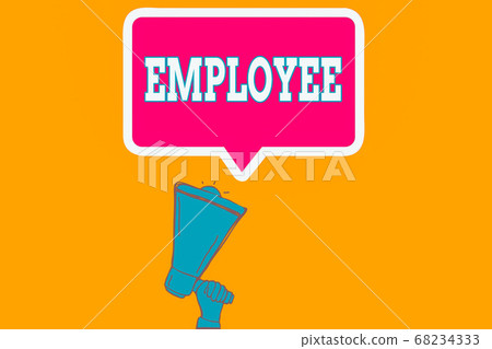 Writing note showing Employee. Business photo Writing note showing Employee. Business photo 68234333