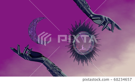 Day and night, the sun and the moon in women's 68234657