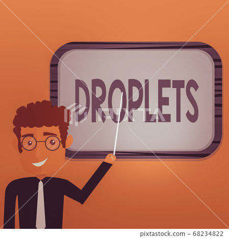 Word writing text Droplets. Business concept for Word writing text Droplets. Business concept for 68234822