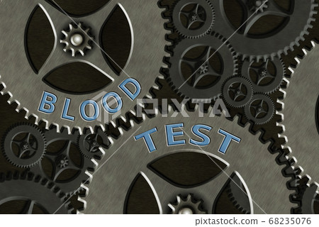 Conceptual hand writing showing Blood Test Conceptual hand writing showing Blood Test 68235076
