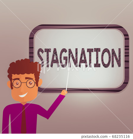 Writing note showing Stagnation. Business photo Writing note showing Stagnation. Business photo 68235116