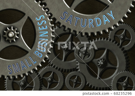 Writing note showing Small Business Saturday 68235296