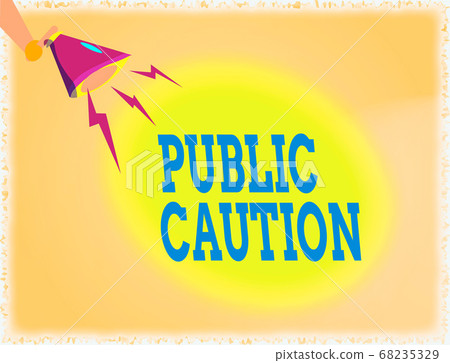 Word writing text Public Caution. Business concept Word writing text Public Caution. Business concept 68235329