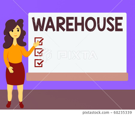 Word writing text Warehouse. Business concept for 68235339