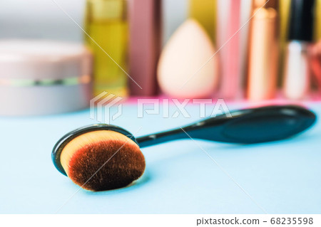 Wooden brush made of natural lint for applying Wooden brush made of natural lint for applying 68235598