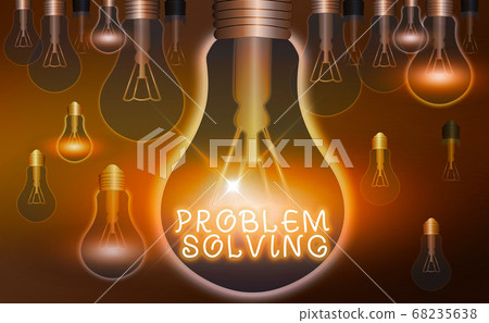 Word writing text Problem Solving. Business 68235638