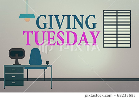 Word writing text Giving Tuesday. Business concept Word writing text Giving Tuesday. Business concept 68235685