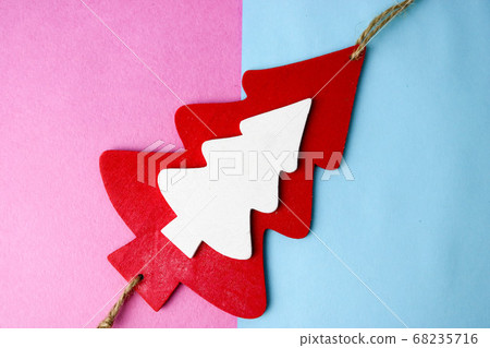 Festive New Year's Christmas beautiful bright 68235716