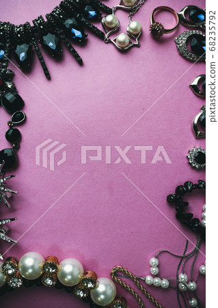 Beautiful precious shiny jewelery trendy glamorous 68235792