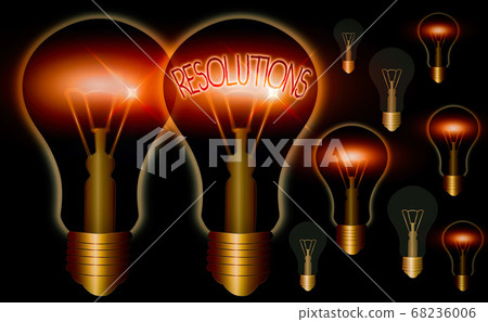 Word writing text Resolutions. Business concept Word writing text Resolutions. Business concept 68236006