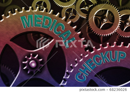 Handwriting text Medical Checkup. Concept meaning Handwriting text Medical Checkup. Concept meaning 68236026