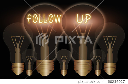 Word writing text Follow Up. Business concept for 68236027