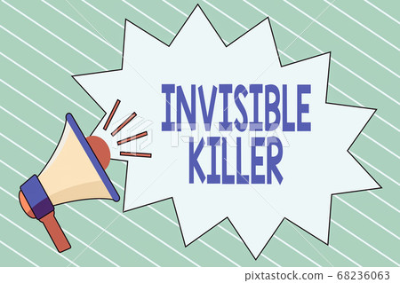 Writing note showing Invisible Killer. Business Writing note showing Invisible Killer. Business 68236063