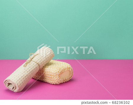 Washcloth and towel for the bathroom on the Washcloth and towel for the bathroom on the 68236102