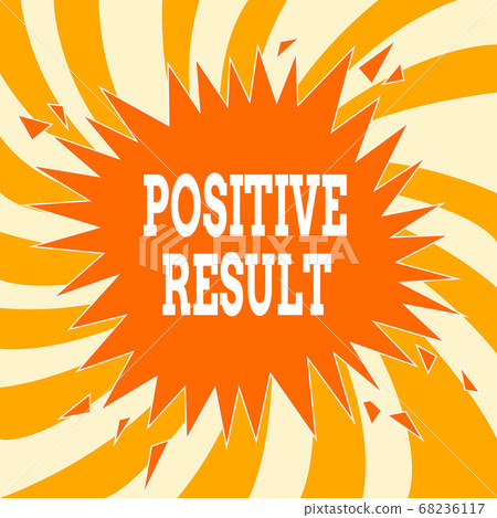 Text sign showing Positive Result. Conceptual Text sign showing Positive Result. Conceptual 68236117