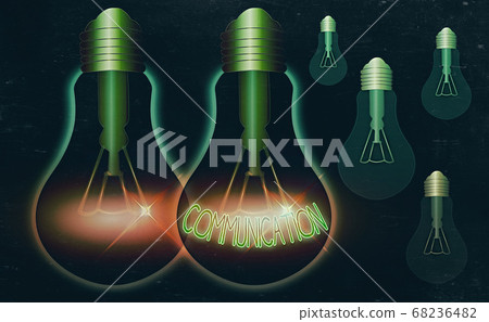 Writing note showing Communication. Business photo Writing note showing Communication. Business photo 68236482