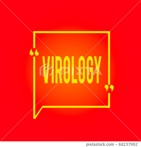 Conceptual hand writing showing Virology. Business Conceptual hand writing showing Virology. Business 68237002