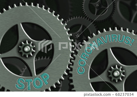 Word writing text Stop Coronavirus. Business 68237034