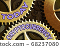 Conceptual hand writing showing Cryptocurrency 68237080