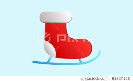 Skates icon. Flat illustration of skates vector Skates icon. Flat illustration of skates vector 68237108