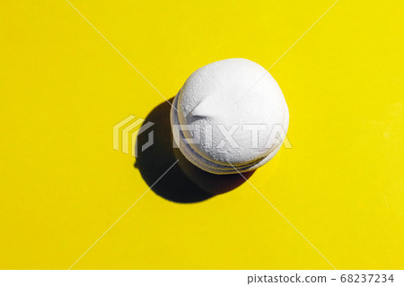 marshmallow on a multicolored background top view marshmallow on a multicolored background top view 68237234