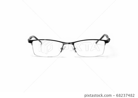 glasses for vision on a white background isolate macro glasses for vision on a white background isolate macro 68237482