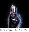3D-Illustration of a glowing human female hand 68238753