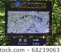 Guide map during a walk around the 12 lakes 68239063