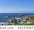 View of the Sea of Japan from the bus window 68239069
