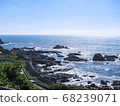 View of the Sea of Japan from the bus window 68239071