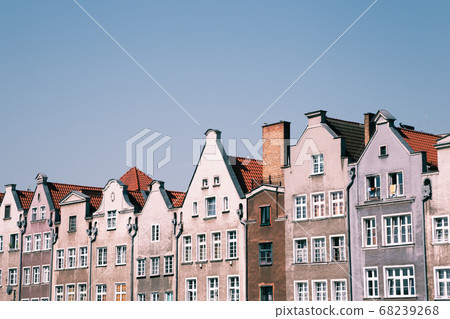 Medieval old houses in Gdansk, Poland Medieval old houses in Gdansk, Poland 68239268