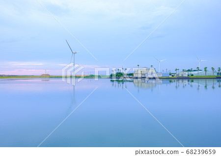 Water mirror scenery of Ryuyo Marine Park (Iwata City) Water mirror scenery of Ryuyo Marine Park (Iwata City) 68239659