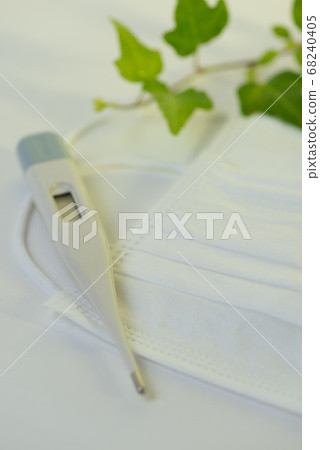 Mask and electronic thermometer 68240405