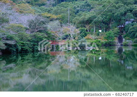 Aki垣公園 田原市 的水鏡風景 照片素材 圖片 圖庫