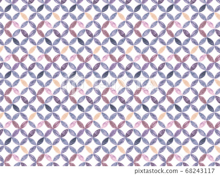 Cloisonne pattern colored pencil style Cloisonne pattern colored pencil style 68243117