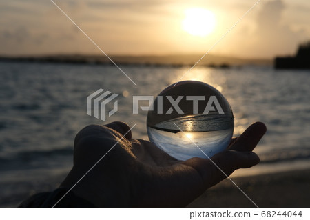 沖繩日落和水晶球 沖繩日落和水晶球 68244044