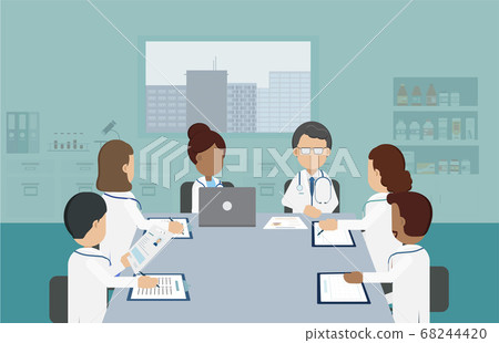 Doctor conference concept Doctor conference concept 68244420