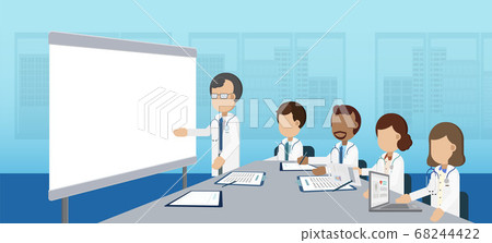 Doctor conference concept Doctor conference concept 68244422