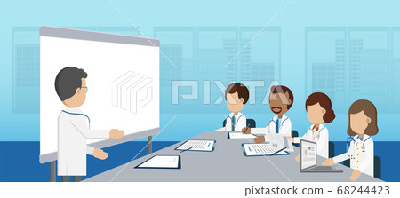 Doctor conference concept Doctor conference concept 68244423