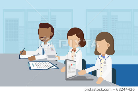 Doctor conference concept Doctor conference concept 68244426