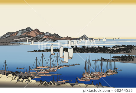 東海道五十三站/江尻美穗遠景 68244535