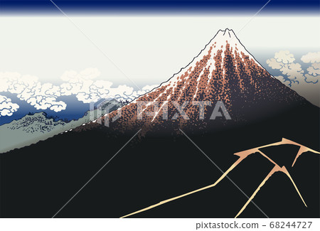 Thirty-six Views of Mt. Fuji / Rainstorm Beneath Yamashita 68244727