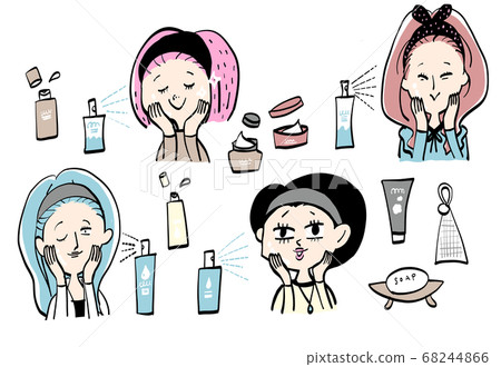 Women and skin care Women and skin care 68244866