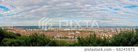 Lyon, France, panorama 68245973
